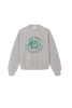 RE/DONE Classic Crewneck Camp Apres Sweatshirt - Heather Grey - Thumbnail 1