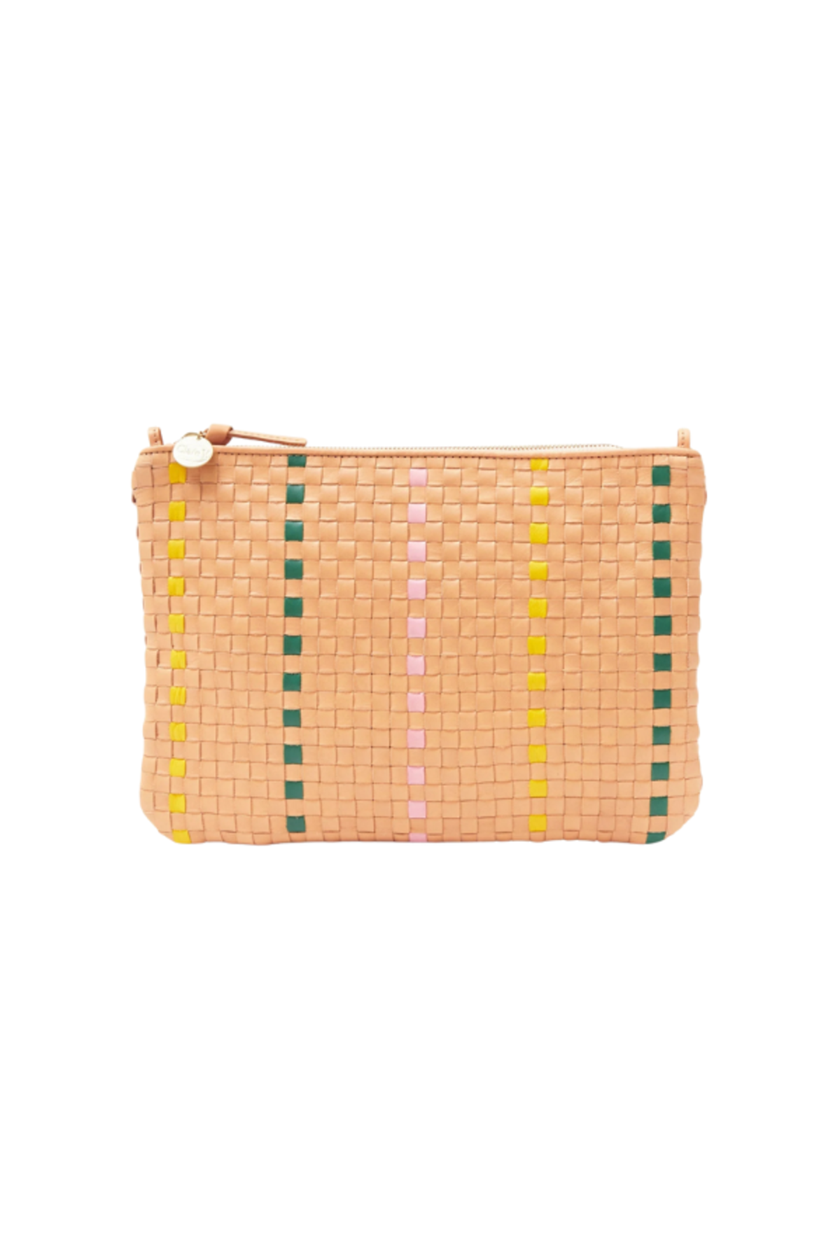 Clare V. Flat Clutch With Tabs - Bisque - Image 1 of 4