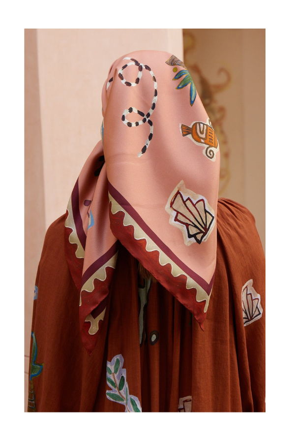 ALEMAIS Laurence Silk Scarf - Multicolor