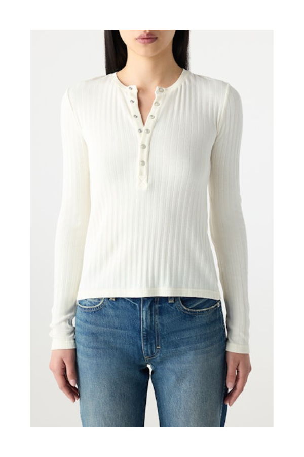 amo denim Lottie Top - Bone