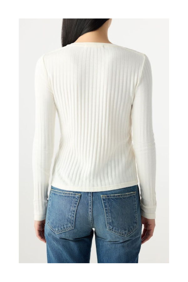 amo denim Lottie Top - Bone