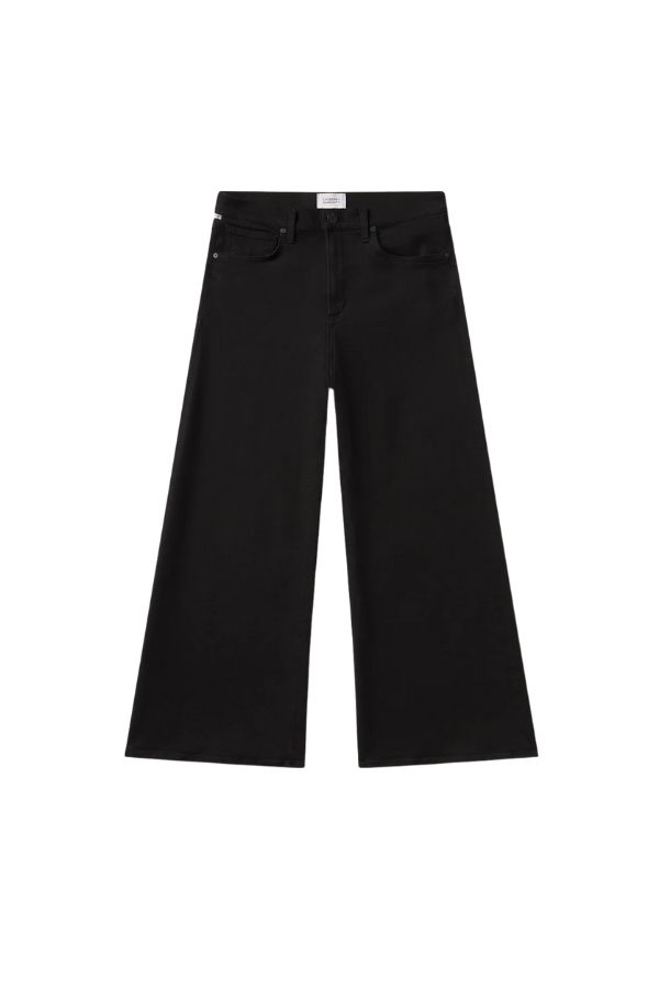 Citizens of Humanity Lyra Long Wide Leg Jeans - Plush Black