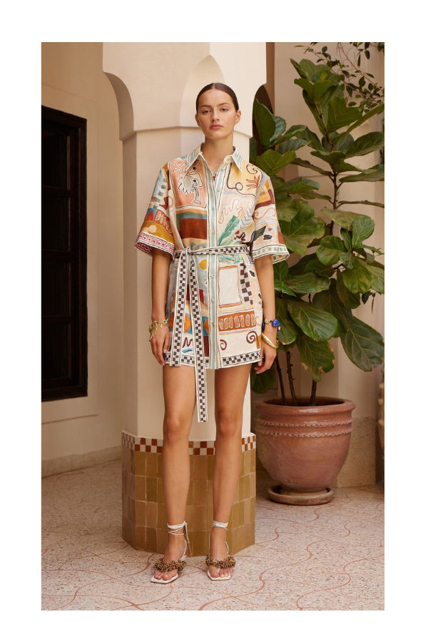 ALEMAIS Michelle Mini Dress - Multicolor