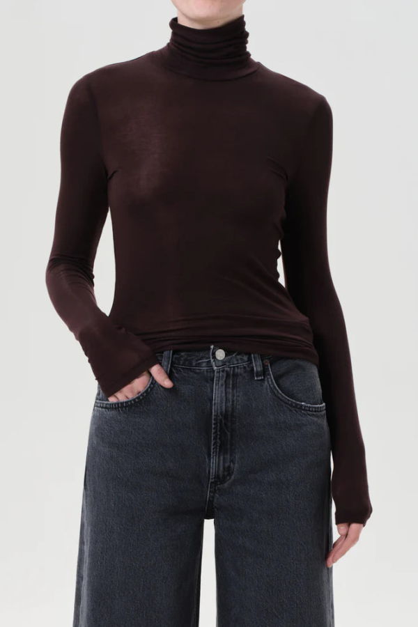 AGOLDE Pascale Turtleneck Top