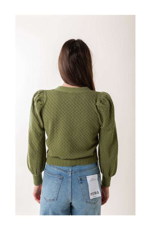 dra Ryan Cardigan - Basil