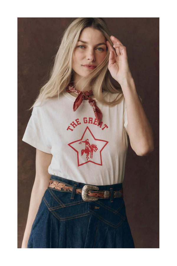 The Great. The Boxy Crew w/ Rodeo Star Tee