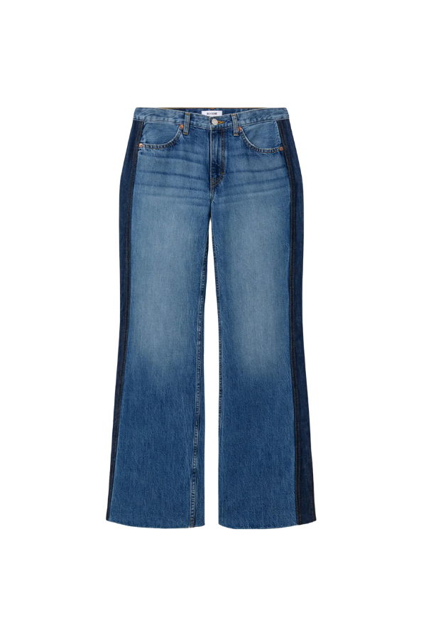 RE/DONE The Californian Jean in Mid 70s Shadow Jeans - Blue