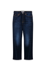 RE/DONE Twisted Stove Pipe Jeans - Dark Lady Blue - Thumbnail 1