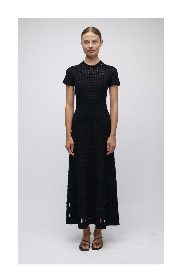 Jonathan Simkhai Zaida Midi Dress - Black