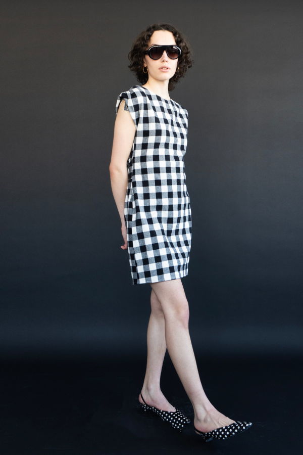 Rightful Owner Paige Dress in Black Gingham