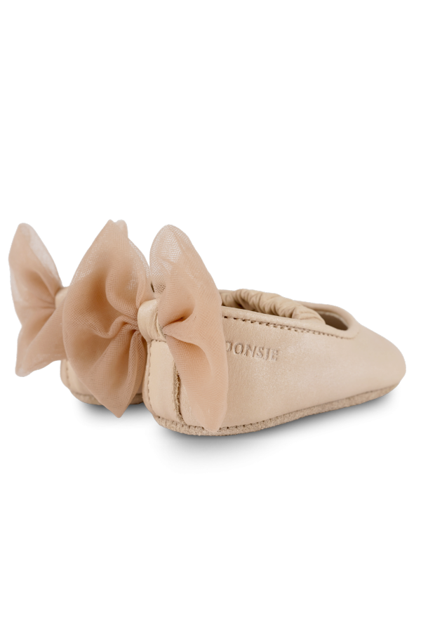 Kids Donsje Luyax Ballerinas - Powder Metallic Nubuck