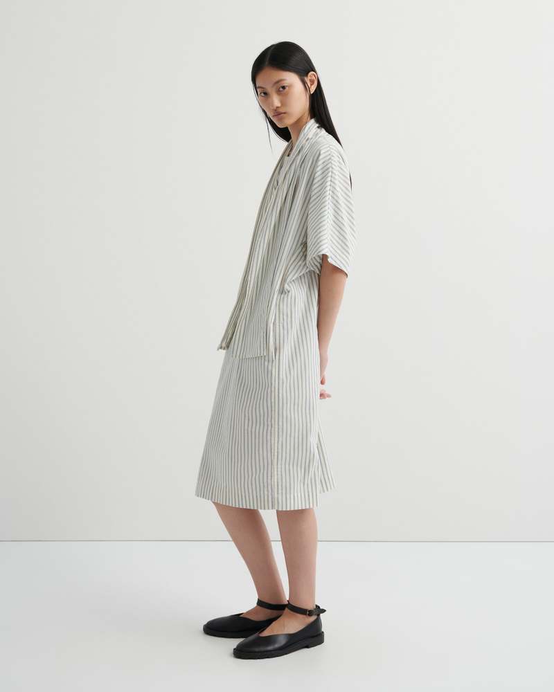 Kowtow Ascot Dress - Ticking Stripe