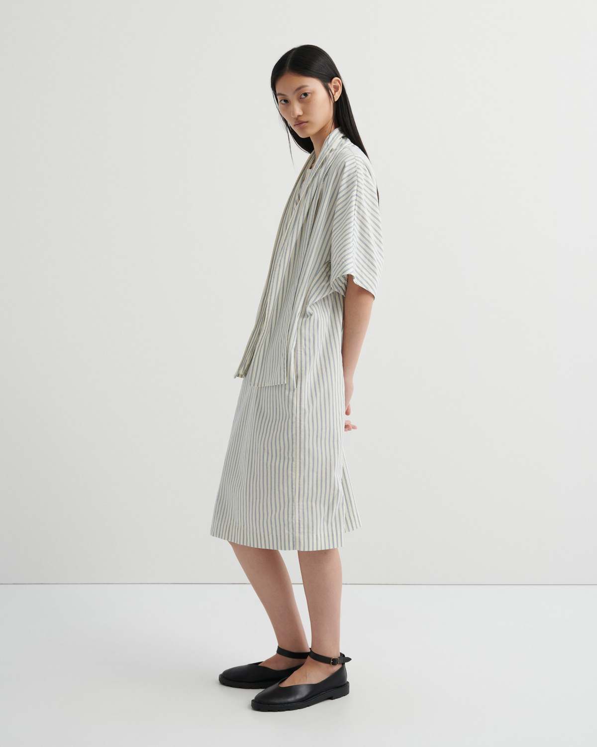 Kowtow Ascot Dress - Ticking Stripe - Image 4 of 5