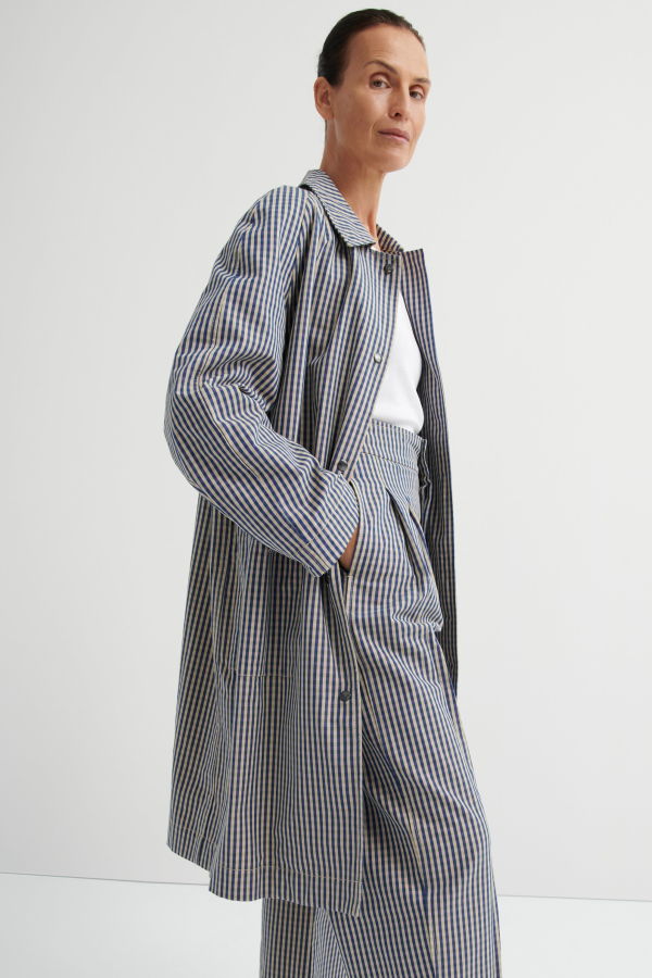 Kowtow Atelier Trench Coat - Landscape Check