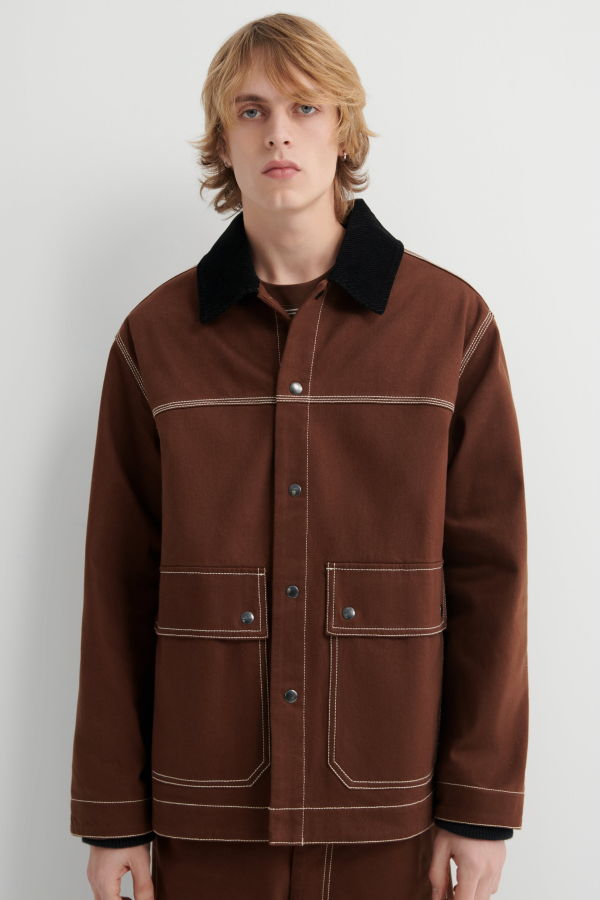 Kowtow Craft Jacket - Brown Denim