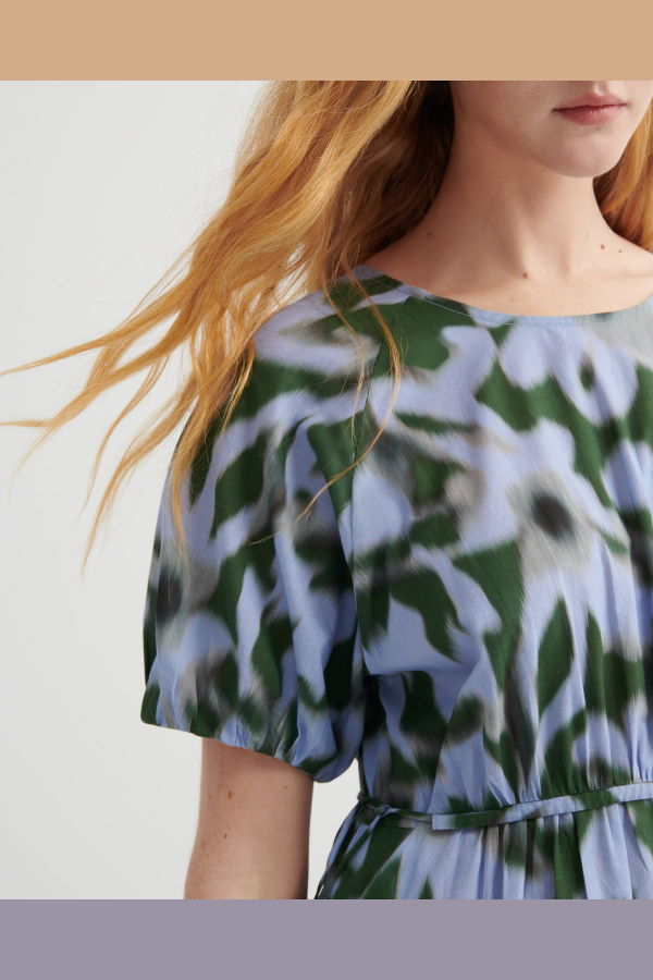 Kowtow Illustrate Dress - Misty Floral