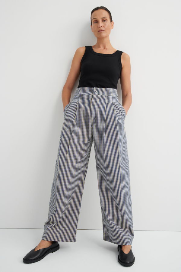 Kowtow Sculpt Pant Pants - Landscape-Check