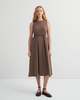 Kowtow Tank Swing Dress - Brown Stripe - Thumbnail 2