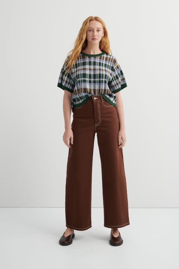 Kowtow Unity Jeans - Brown Denim