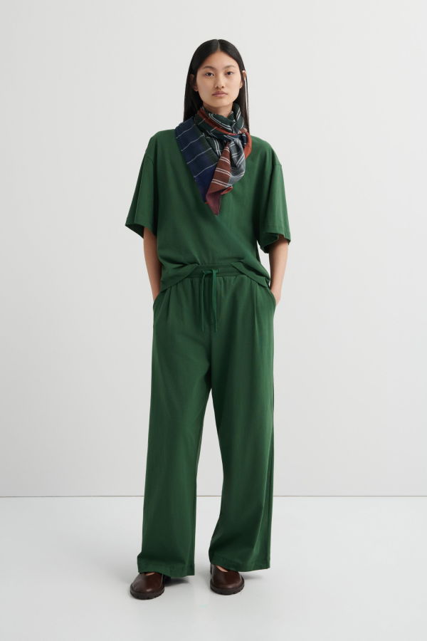 Kowtow Wide Leg Pant - Forest