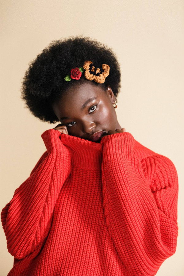 Hansel from Basel Butterfly Garden Crochet Hair Clips