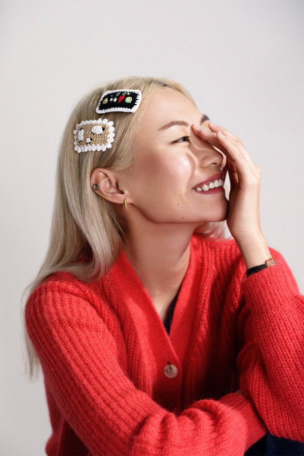 Hansel from Basel Farm Times Crochet Hair Clips - Camel