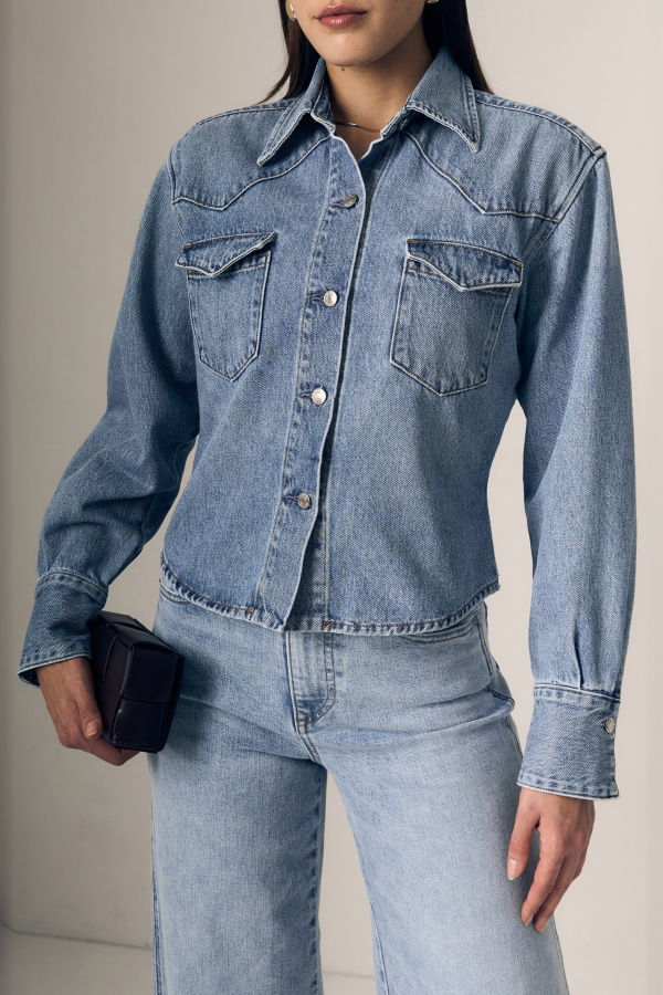 Le Jean Martha Shirt - Denim 