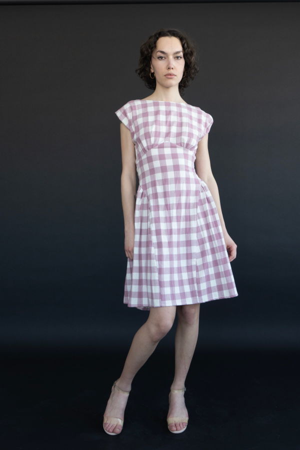 Rightful Owner Pink Gingham Veronica Dress