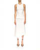 Victoria Beckham Twist Detail Midi Skirt - White - Thumbnail 2