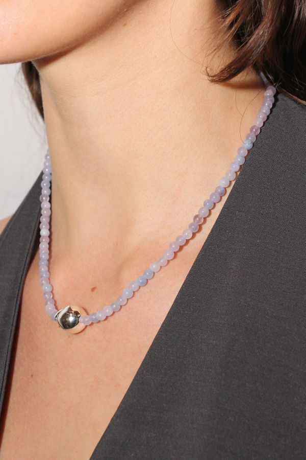 Par Moi Aqua Pepita Necklace