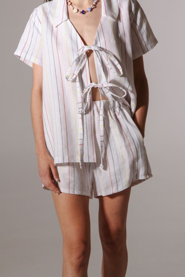 Par Moi Leisure Shorts - Beach Stripe