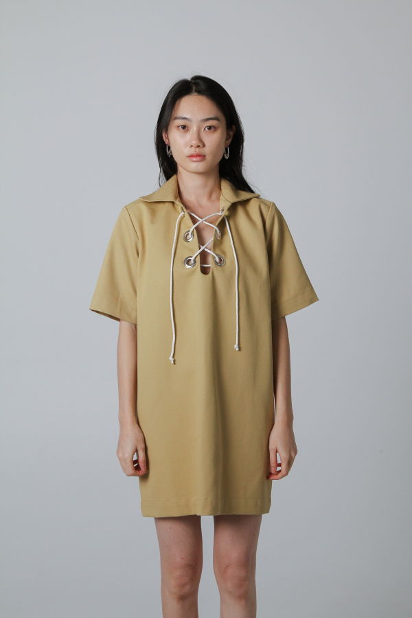 Par Moi Occhio Shirt Dress