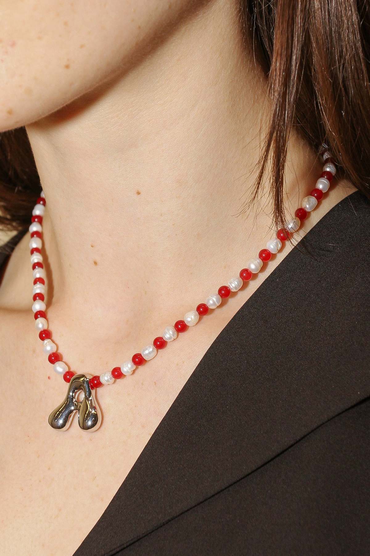 Par Moi Ruby Initial Necklace - Image 2 of 6