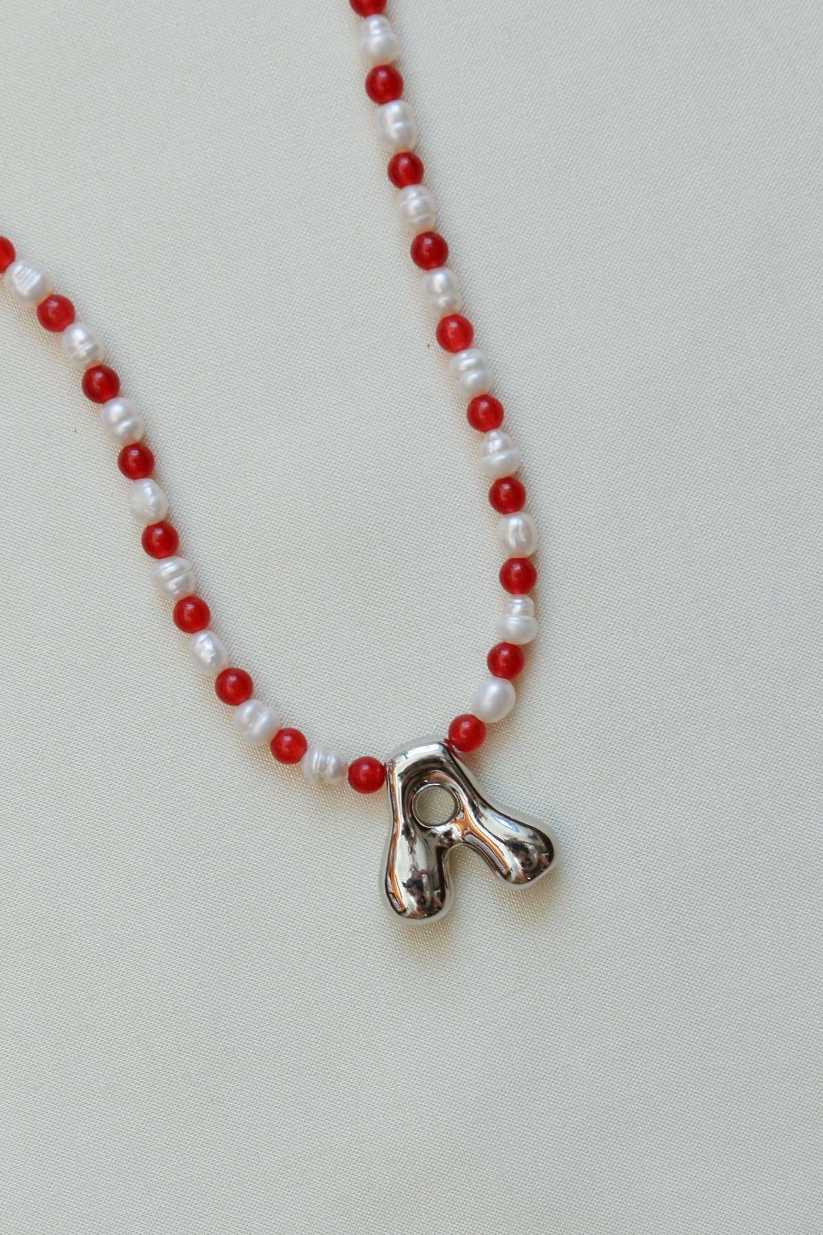 Par Moi Ruby Initial Necklace - Image 3 of 6
