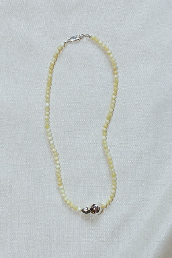 Par Moi Yellow Jade Pepita Necklace