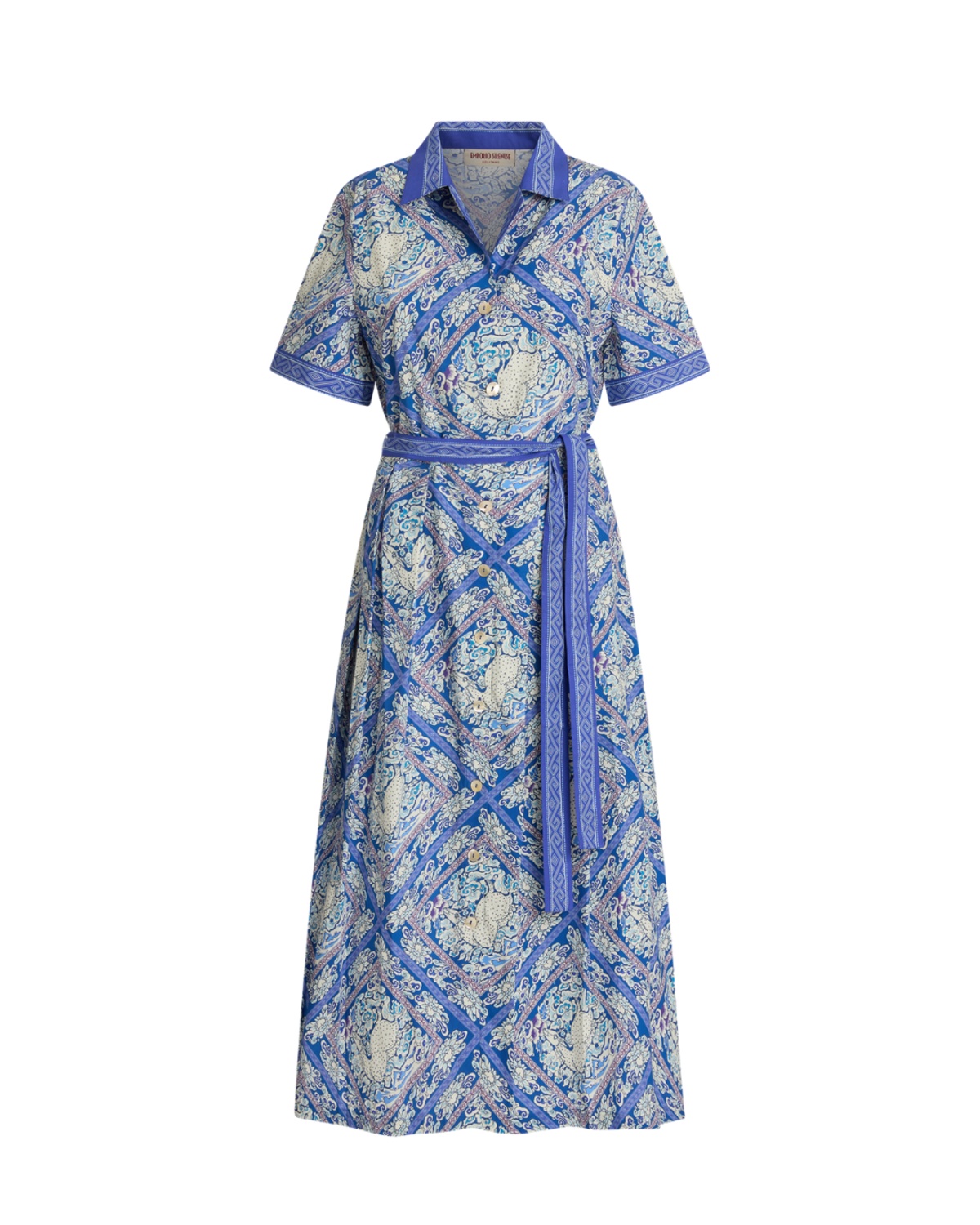 emporio sirenuse Claudia Dress - Meadow Print Blue - Image 1 of 6
