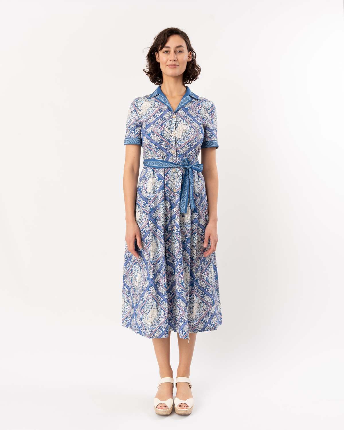emporio sirenuse Claudia Dress - Meadow Print Blue - Image 2 of 6