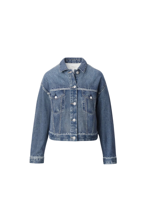 Rag & Bone Miramar Terry Trucker Jacket - Almeda