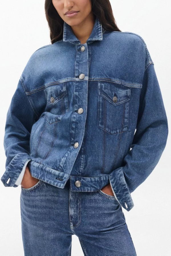 Rag & Bone Miramar Terry Trucker Jacket - Almeda