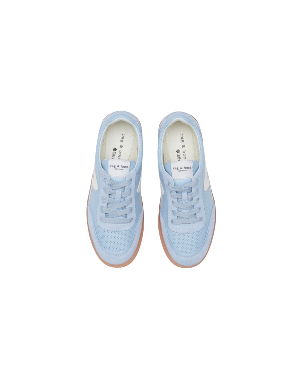 Rag & Bone Retro Court Sneaker - Sky Blue - Image 3 of 6