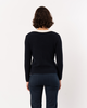ELLIOTT LAUREN Sequin V-Neck Sweater - Navy - Thumbnail 2