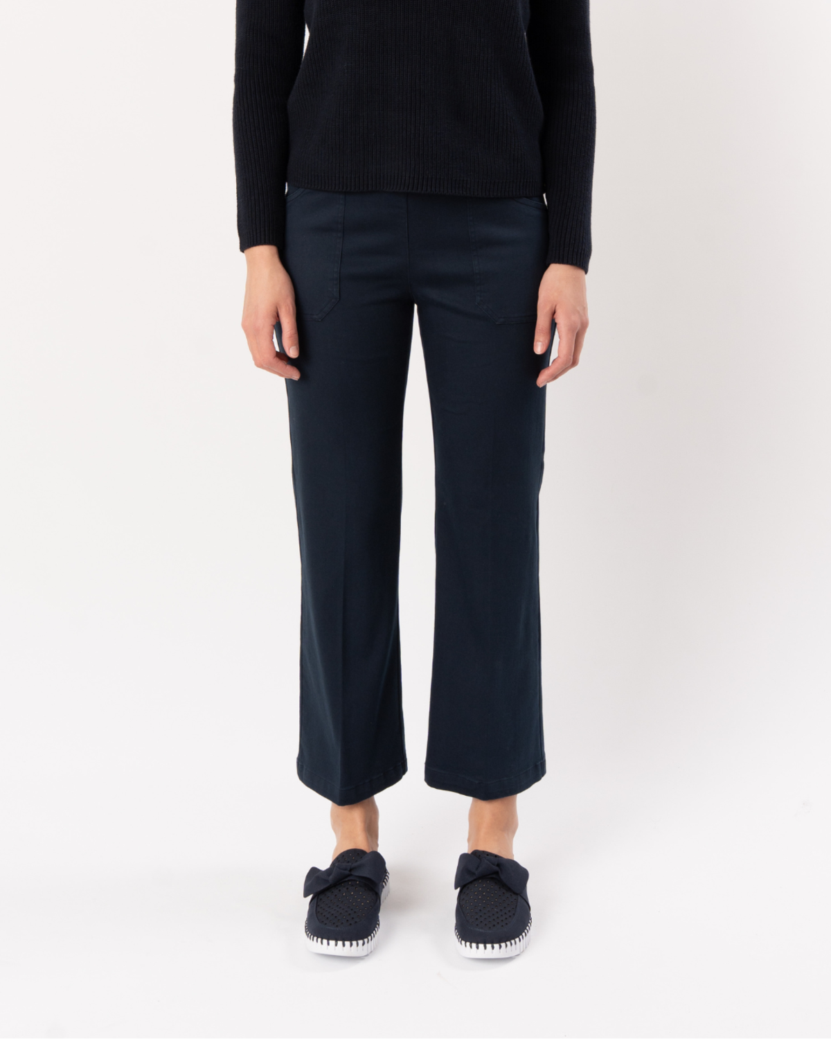 ELLIOTT LAUREN Slim Sailor Pocket Pant - Navy - Image 1 of 5