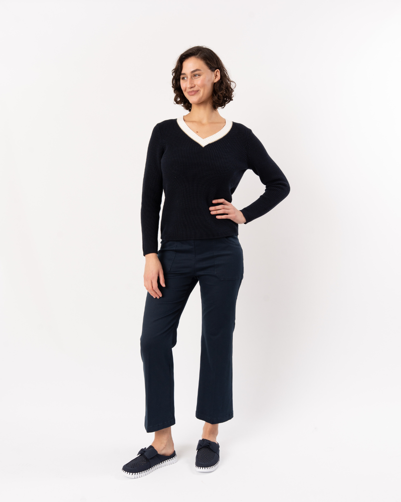 ELLIOTT LAUREN Slim Sailor Pocket Pant - Navy