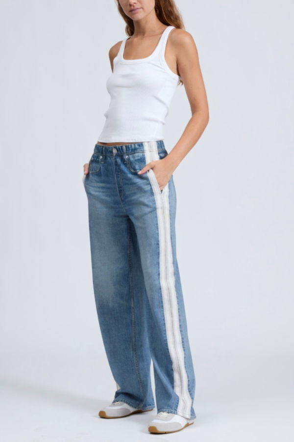 Rag & Bone Essential Rib Wide String Tank - White