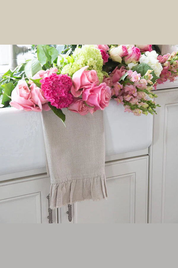 Arte Italica Province Tumbled Linen Towel