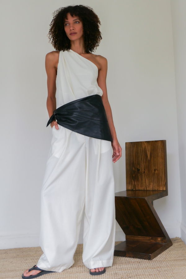 Sloan Scarf Belt - Black