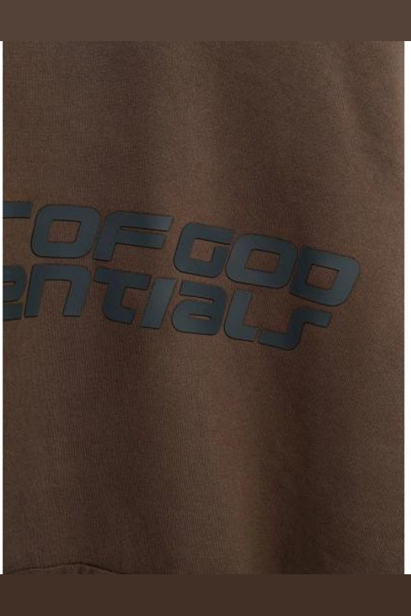 Fear of God Hood T-Shirt Hoodie - Brown