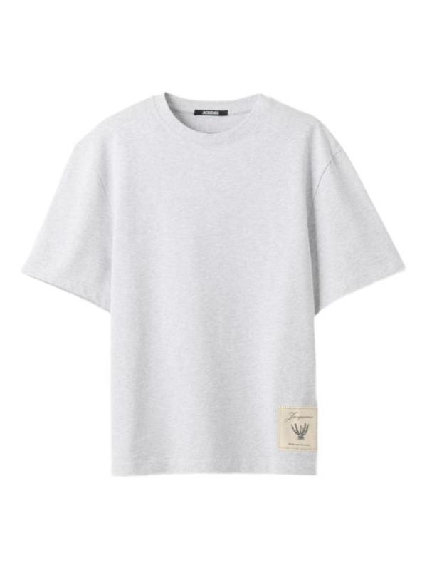 Jacquemus Rosemary Label Tee - Grey