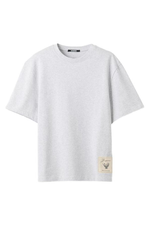 Jacquemus Rosemary Label Tee - Grey