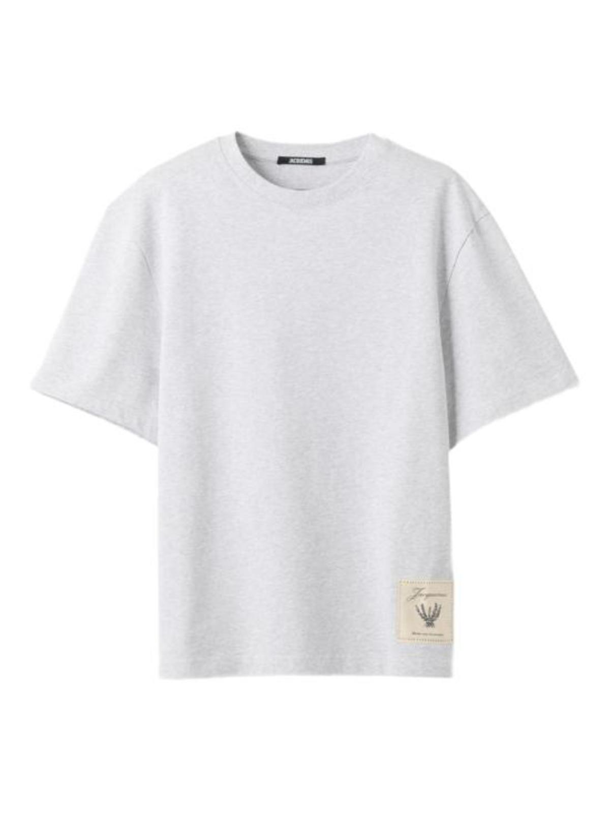 Jacquemus Rosemary Label Tee - Grey - Image 1 of 5